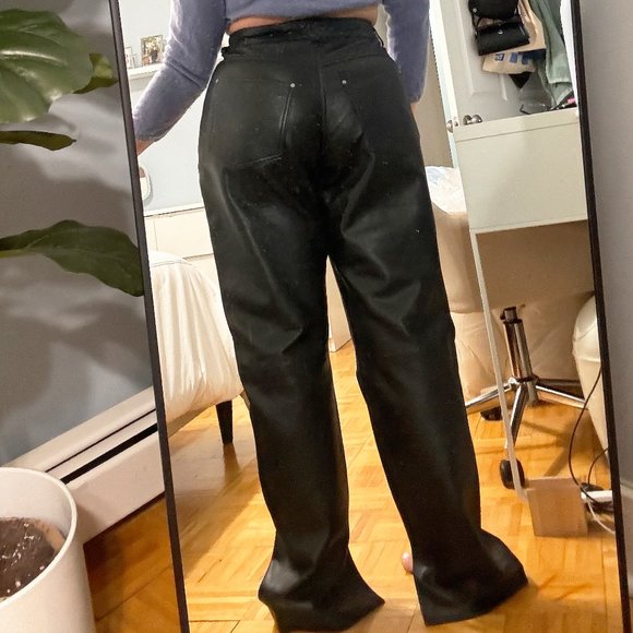 Nasty Gal Real Leather Pants - Picture 7 of 7